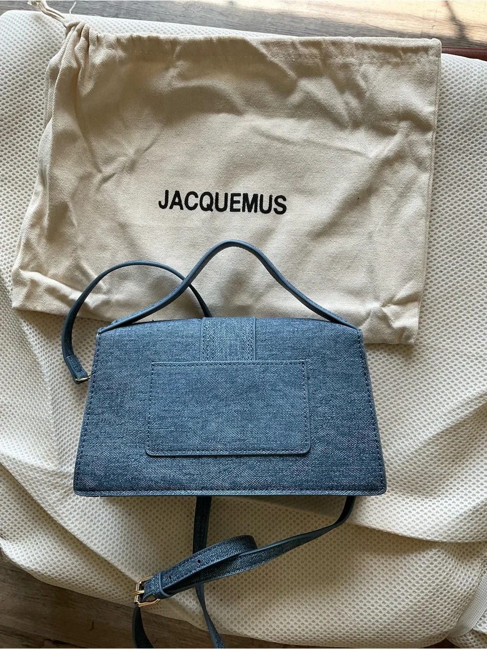 Jacquemus Denim Blue Shoulder Bag - Picture 5 of 6